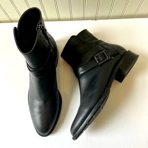 AQUATALIA NELLIE WATERPROOF ANKLE BOOT | BLACK CALF LEATHER | SIZE: 7.5 …
